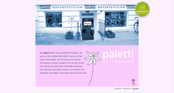 Desktop Screenshot of paletti-naturwaren.de